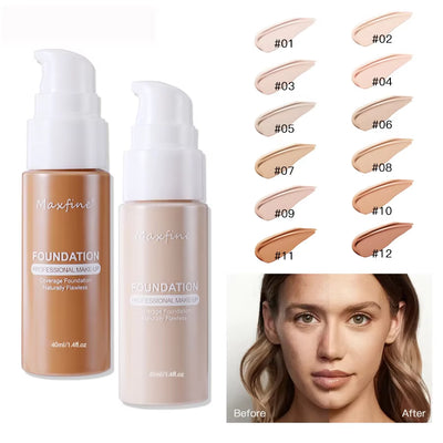 Luminé Flawless Foundation™ — Waterproof, 12 Shades, All-Day Wear
