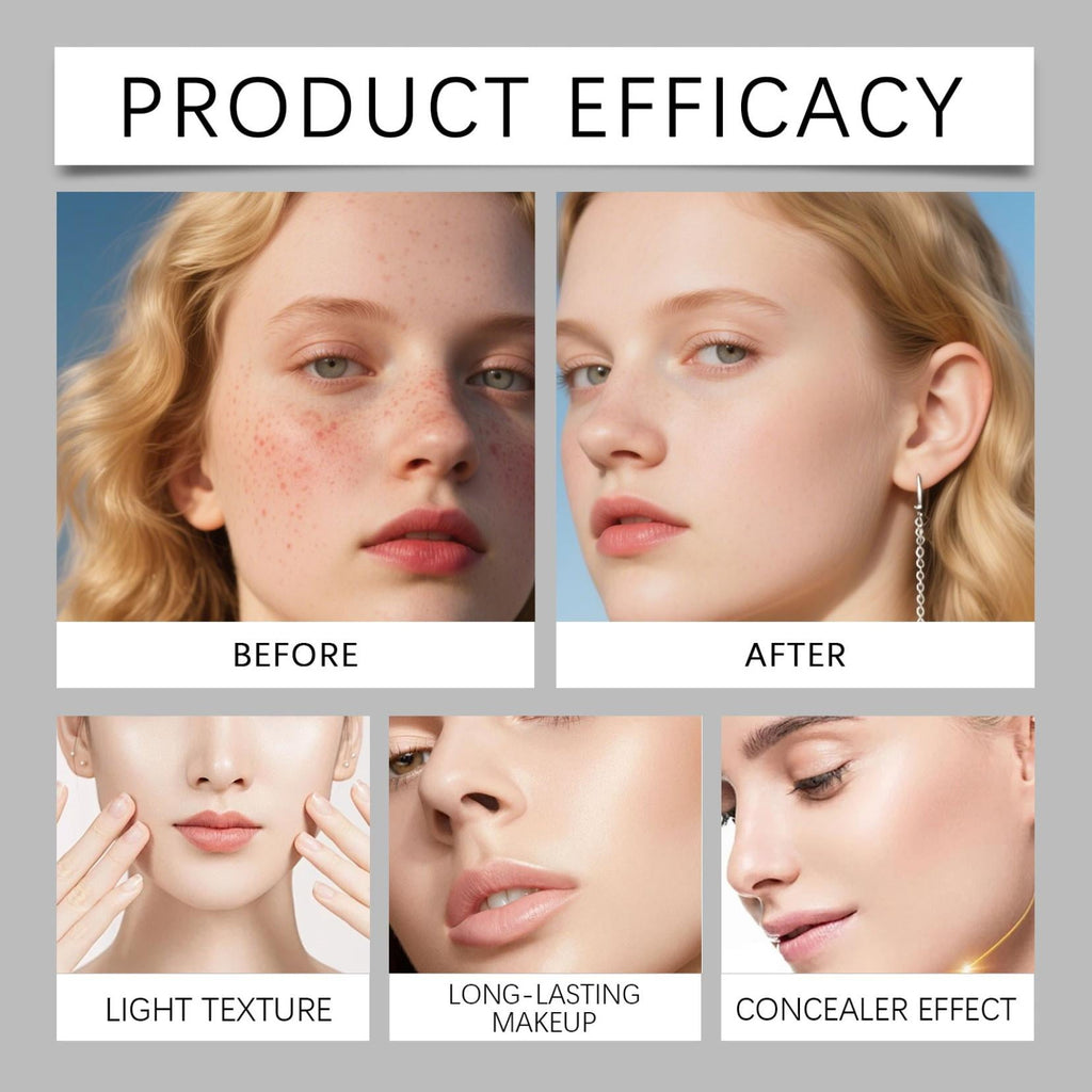 Korean Color Changing Foundation Stick, Color Changing & Brightening Makeup Base, Blanc Effect Cover Cream Stick for Smooth Hydrating Skin, Concealer & White Foundation,